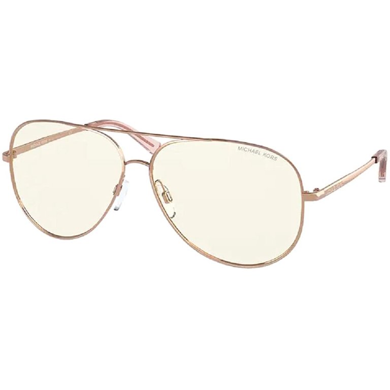 MK5016 1006SB 56MM Rose Gold / Clear & Light Blue Pilot  display picture 3