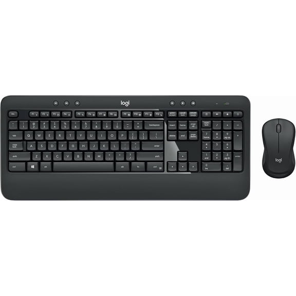 MK540 Advanced Wireless Keyboard and Mouse Combo for Windows, 2.4 GHz Unifying USB-Receiver, Multimedia Hotkeys, 3-Year Battery Life, for PC, Laptop