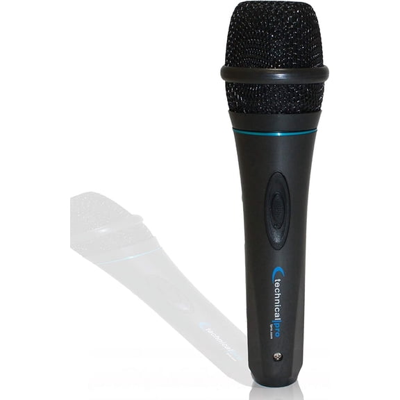 MK75 Dynamic Wired Microphone with 10 ft XLR to Inch Cable Professional-Grade, Cardioid, Durable Metal Casing, Ideal for Singers, DJs, and Public Speaking
