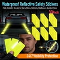thumbnail image 1 of MKDAQIQIU Waterproof Reflective Safety Stickers - 30 Pack, 1.2" x 3.15" High-Visibility Decals for Cars, Bikes, Helmets, Mailboxes, Outdoor Gear, 1 of 9