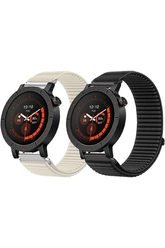 -Nylon Band Compatible with CMF Watch 3 Pro/Pro 2,Soft Breathable Nylon Watch Strap for Tozo S6/S5/S3 Women Men
