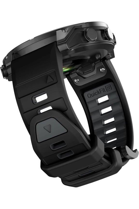 -Watch Bands Compatible with Fenix 8 Solar/Amoled 47mm 22mm Soft Siliocne Strap for Garmin Fenix 5/Fenix 5 Plus/Fenix 6/Fenix 6 Pro/Fenix 7 Smartwatch