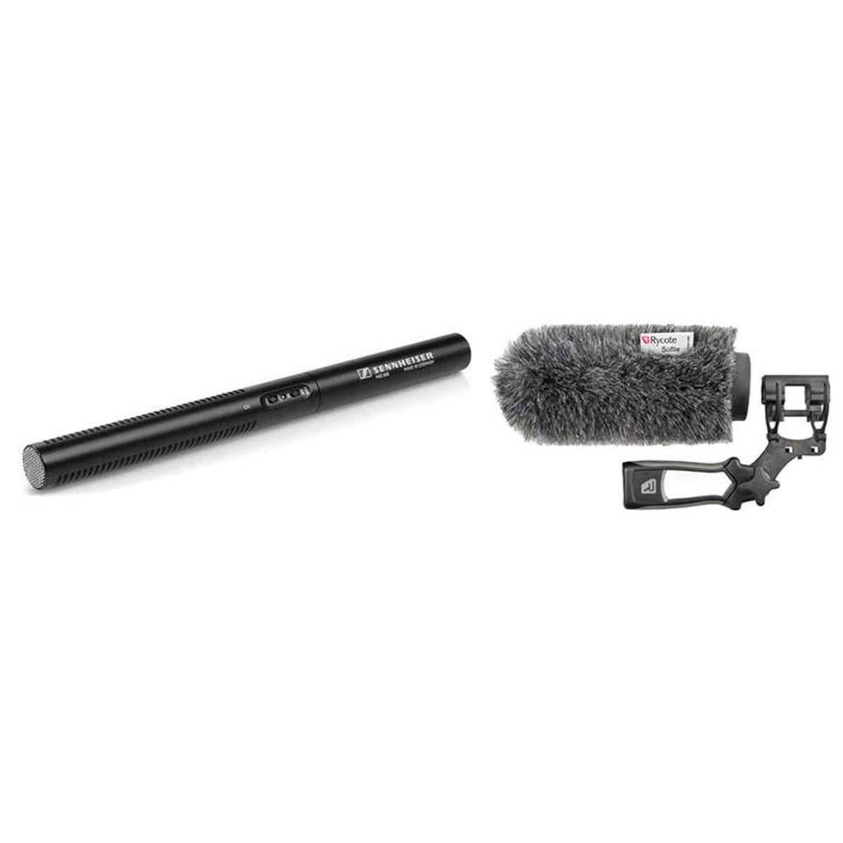 Sennheiser MKE 600 Shotgun Microphone with Rycote 14cm