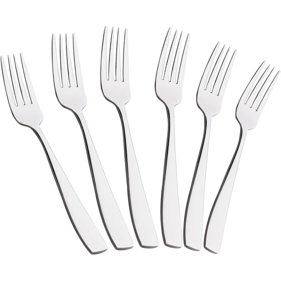 MKEUDQ-12-piece Stainless Steel Dinner Forks, Table Forks, 8.07 Inch