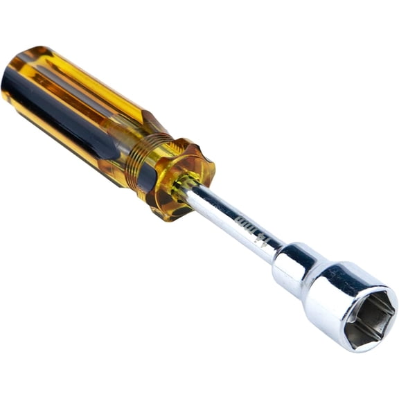 MKEUDQ-14 mm Socket Wrench Screwdriver, High-carbon Steel Hex Nut Driver Non-Magnetic Tip Carburetor Adjustment Tool with 79mm Shaft