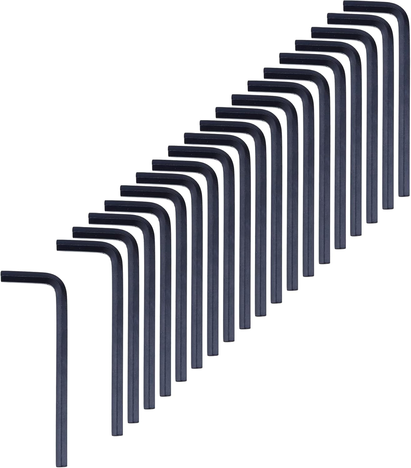 MKEUDQ-20pcs 4mm L-Shaped Hex Key Wrench Allen Wrench Set Hexagon Head Repairing Tool