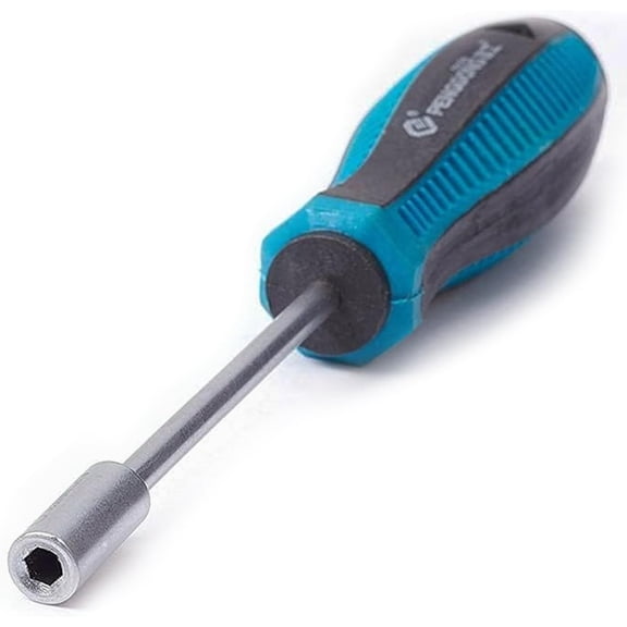 MKEUDQ-3.5mm Nut Driver, 6-Point Hex Nut Driver, Non-Magnetic Tip Socket Driver Hex Nut Key Wrench Screwdriver with 75mm Cr-V Steel Round Shaft, Screwdriver Nut driver Hand Tool