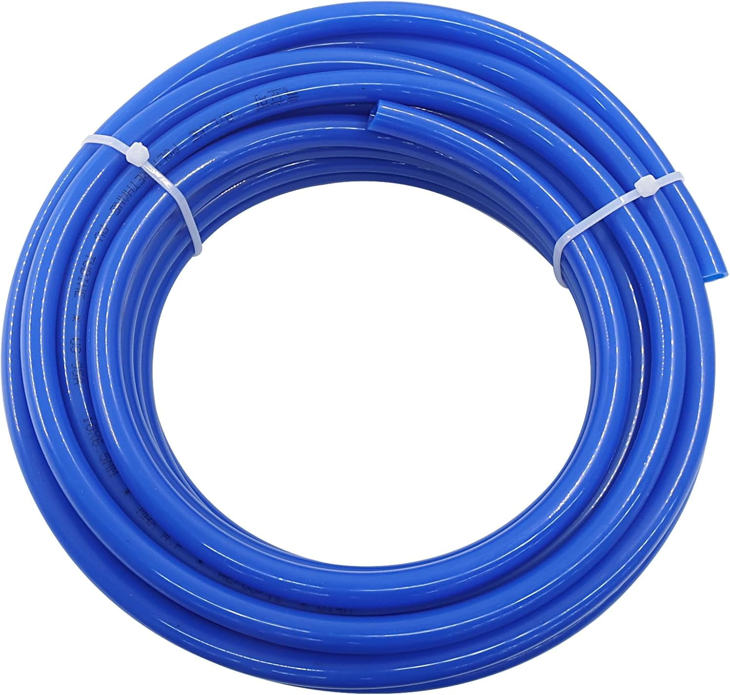 MKEUDQ-3/8" OD Pneumatic Tubing, Blue PU Tube Air Hose Lightweight Pipe, Flexible Line for Water Fluid Transfer/Air Compressor Users 10Meter 32.8ft
