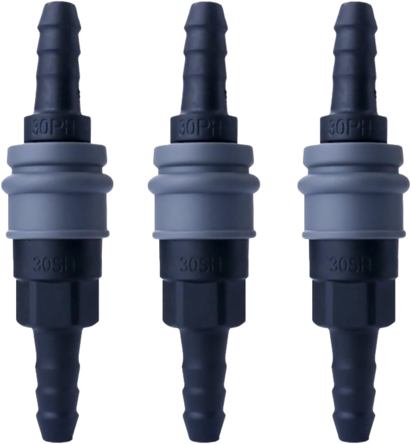MKEUDQ-3 PCS Air Hose Fittings 3/8 PVC Quick Connect Coupler Set Air Compressor Accessories for Garage Workshop Pneumatic Tool Maintenance Crew Use