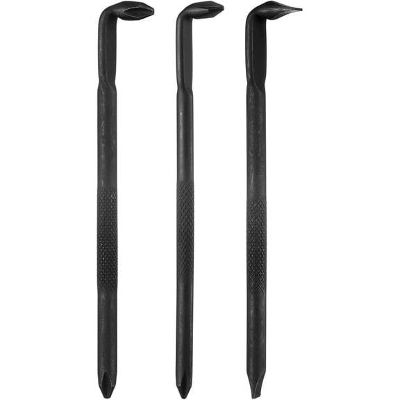 MKEUDQ-3pcs Offset Screwdriver Set PH2 PH1 SL6 Phillips Cross Head Right Angle 90 Degree Screw Driver Double Ended L-Type Hand Tool for Home Appliance Repair, Black