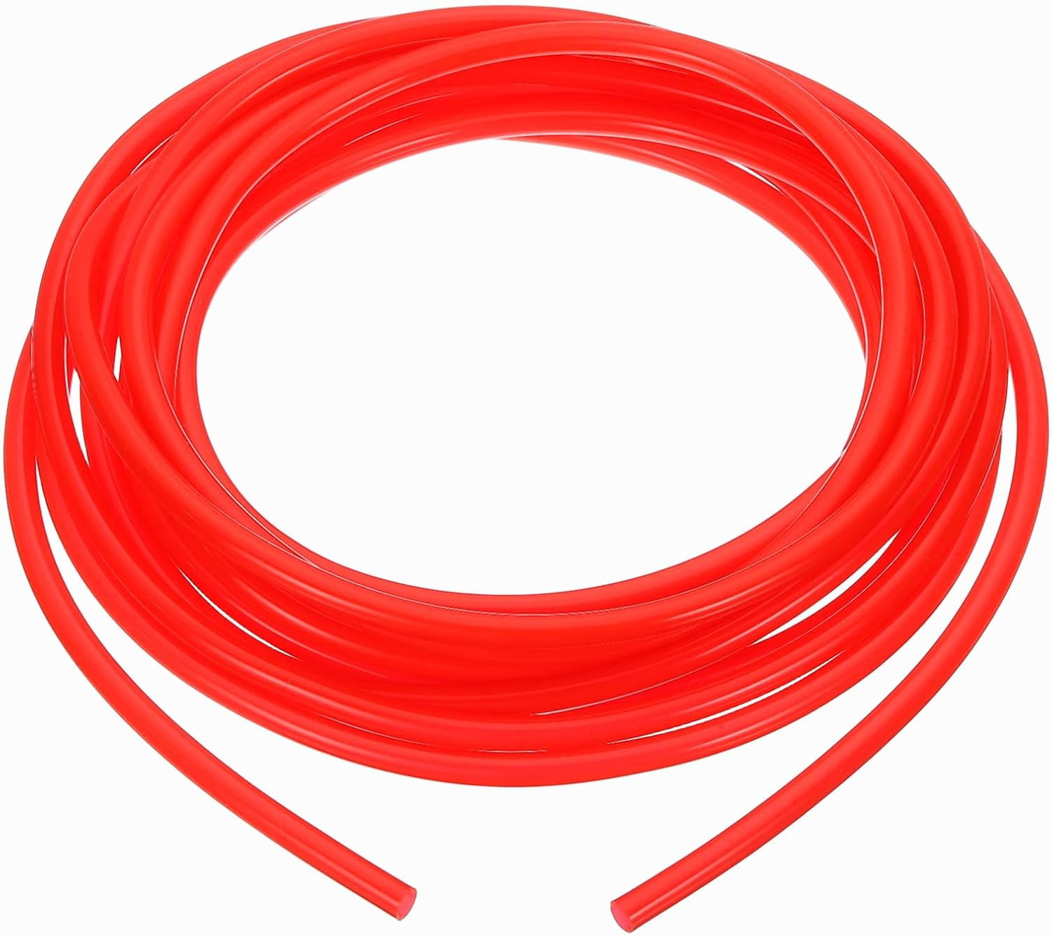 MKEUDQ-4mm ID x 6mm OD Silicone Tubing, 16.4ft High Temp Silicone Air Tube Drip Irrigation Hose Pipe for Home Brewing Wine Beer Line and Aquaponics, Red