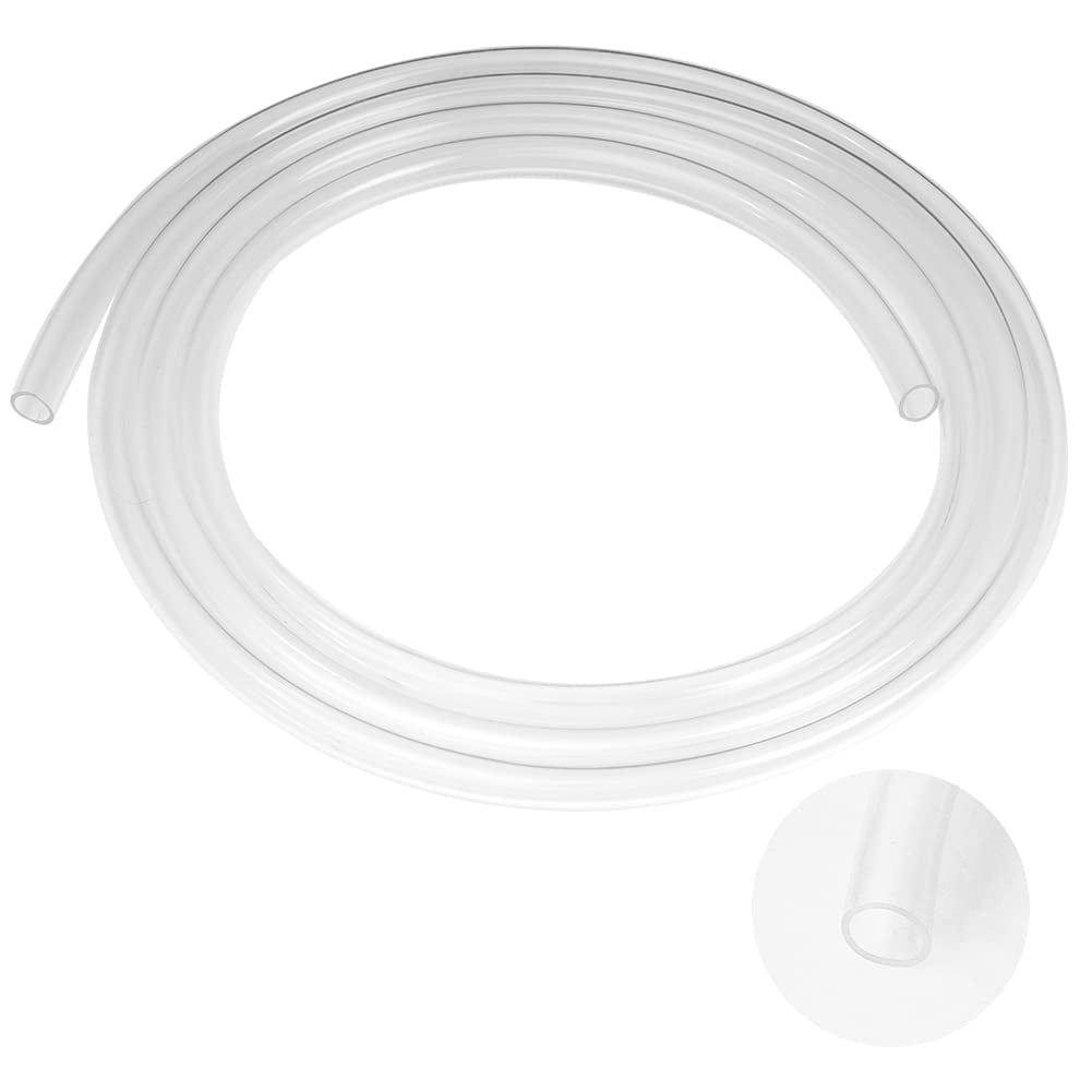 MKEUDQ-5/32" ID PVC Vinyl Tubing, 5/32" ID x 1/4" OD Flexible Clear Plastic Tubing Industrial Grade Lightweight Hybrid PVC Hose Tube BPA Free Air Hose Line, 5FT