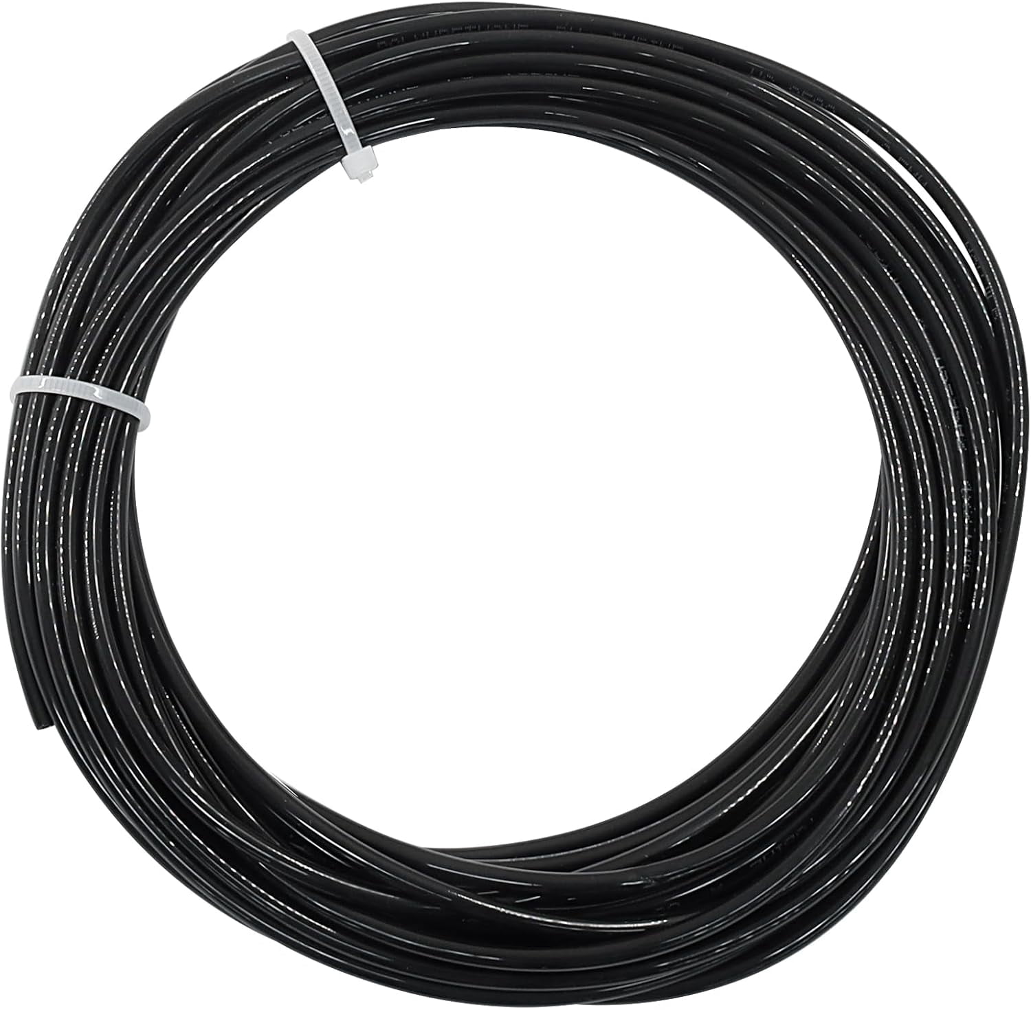 MKEUDQ-5/32" OD Pneumatic Tubing, Black PU Tube Air Hose Lightweight Pipe, Flexible Line for Water Fluid Transfer/Air Compressor Users 10Meter 32.8ft