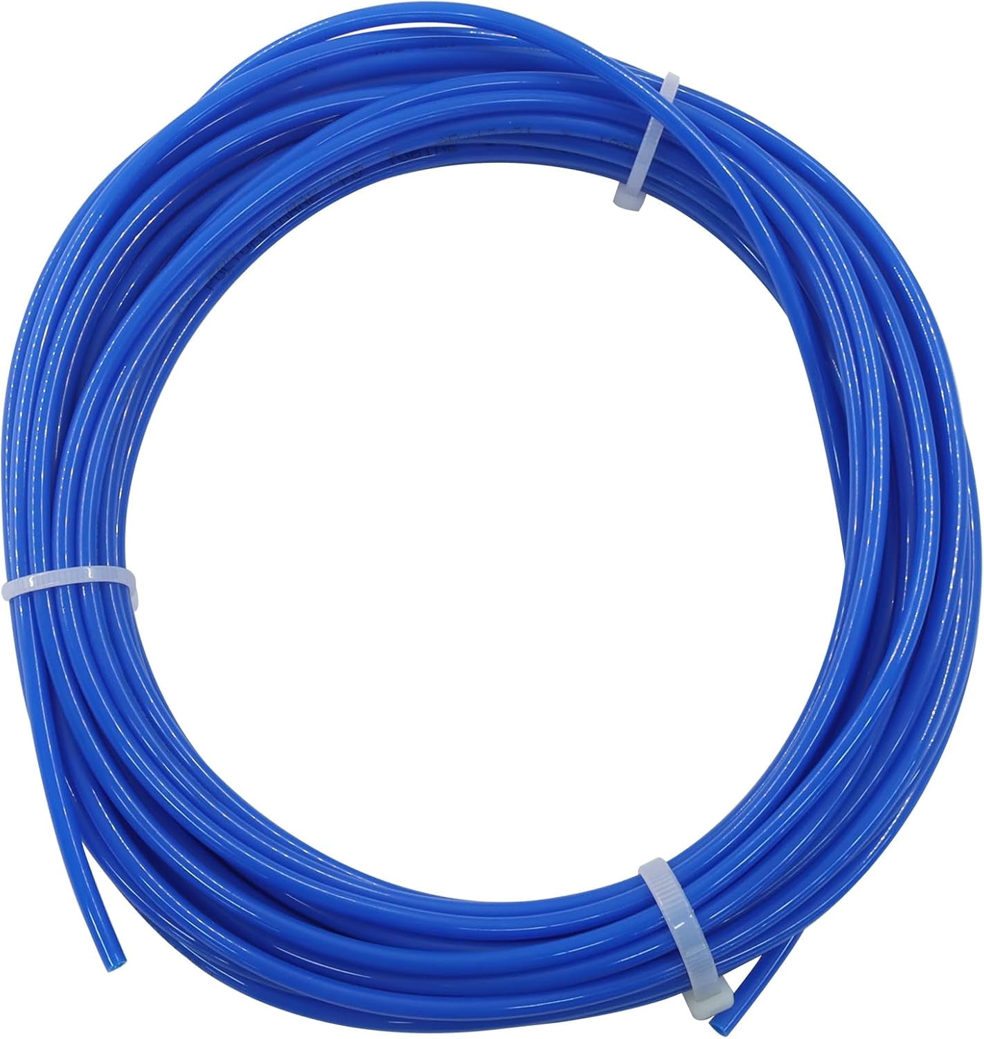 MKEUDQ-5/32" OD Pneumatic Tubing, Blue PU Tube Air Hose Lightweight Pipe, Flexible Line for Water Fluid Transfer/Air Compressor Users 10Meter 32.8ft