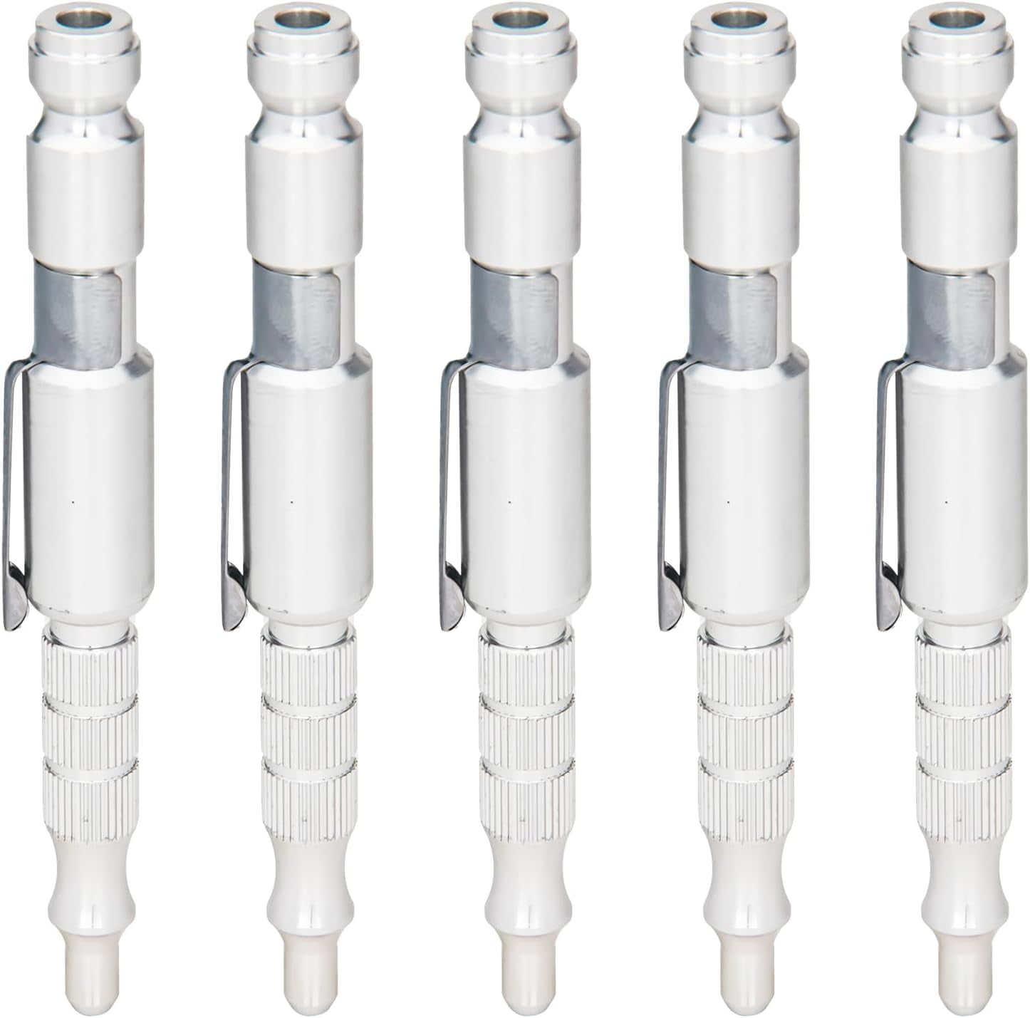 MKEUDQ-5Pcs 1/4" T-type Plug Air Blow Gun,Adjustable Pocket Blow Gun