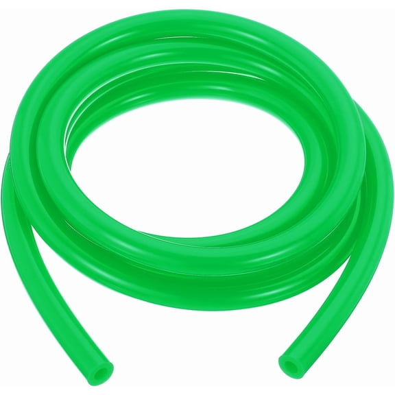 MKEUDQ-5mm ID x 11mm OD Silicone Tubing, 6.6ft High Temp Silicone Air Tube Drip Irrigation Hose Pipe for Home Brewing Wine Beer Line and Aquaponics, Green