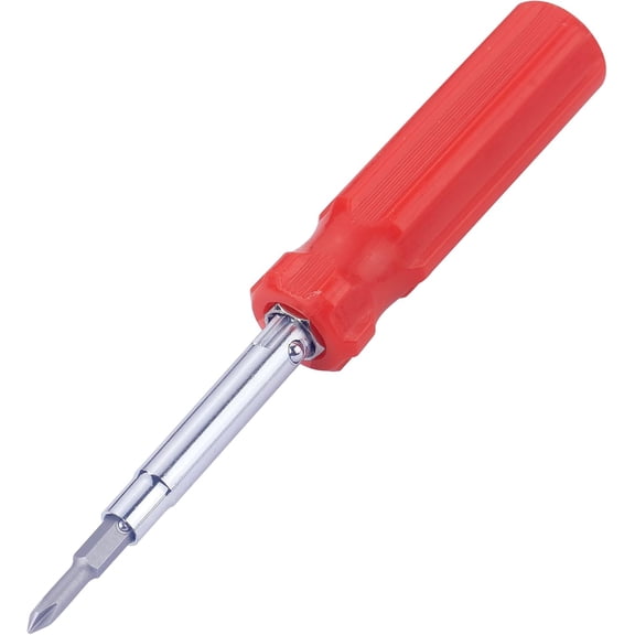 MKEUDQ-6-In-1 Flat Head & Phillips Reversible Screwdriver #1 And #2 Phillips, 3/16 And 5/16 Slotteds,1/4" & 5/16" Nut Driver Bit Tube Snap-on 6 In 1 Multifunctional Screwdriver