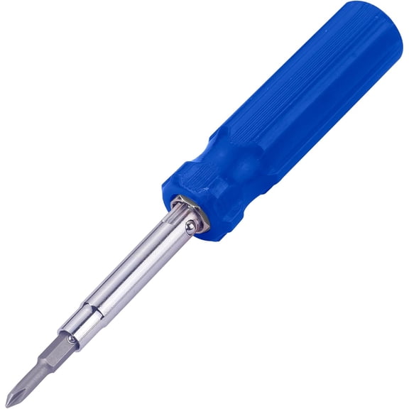 MKEUDQ-6 In 1screwdriver#1 And #2 Phillips, 3/16 And 5/16 Slotteds, 1/4" & 5/16" Nut Driver Bit Tubesnap-on 6 In 1 Multifunctional Screwdriver Bits