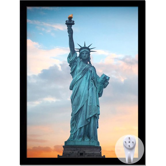 MKEUDQ-9x12 Picture Frame for 9by12 Poster Photo Canvas Certificate Black High Transparent Photo Frame Wall Desktop Horizontal Vertical 9 x 12