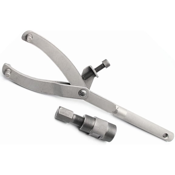 MKEUDQ-Adjustable Locking Spanner Wrench Clutch, With 24mm&27mm Magneto Flywheel Puller Tool