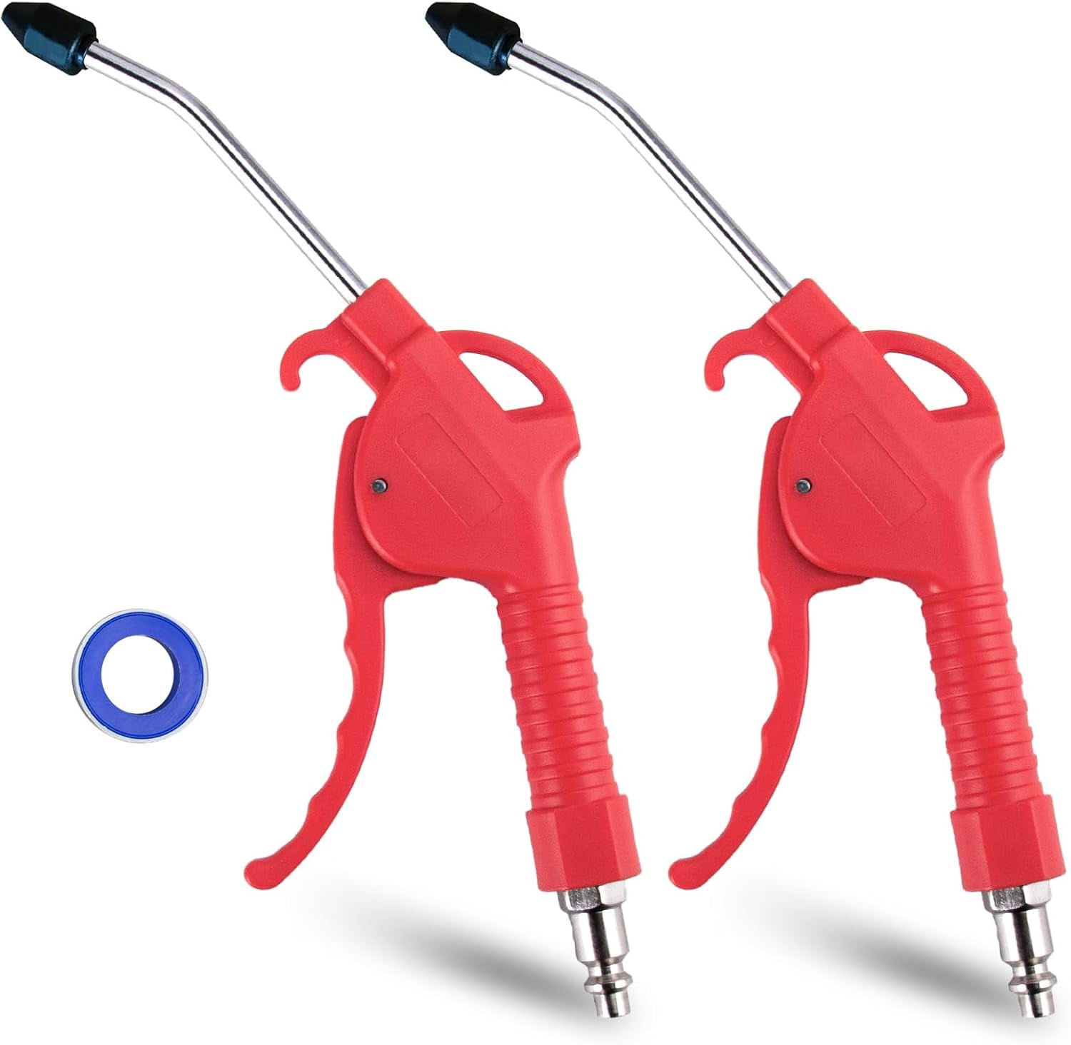 MKEUDQ-Air Blow Gun, 4" Air Nozzle Blow Gun, Air Compressor Accessories and Dust Removal Cleaning Tool（2 Pack）