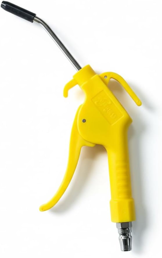 MKEUDQ-Air Blow Gun for Air Compressor, 1/4'' NPT Short Nozzle Pneumatic Air Duster Blow Gun, High Pressure Dust Blower Air Tool for Cleaning Computer, Keyboard, Workshop & Machinery