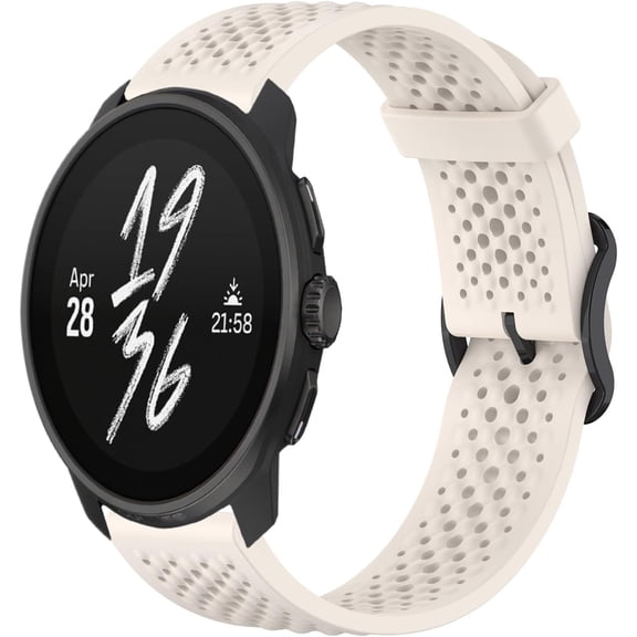 MKEUDQ-Band Compatible with Suunto Race/Race S/Vertical /9 Peak Pro /9 Peak /5 Peak Smartwatch Accessory Soft Silicone Breathable Replacement Wristband Strap 22MM