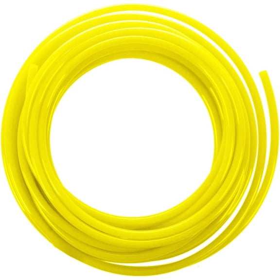 MKEUDQ-Beduan Pneumatic Tubing Pipe 5/32" OD Yellow Air Compressor PU Line Hose Tube for Water Fluid Transfer 10Meter 32.8ft