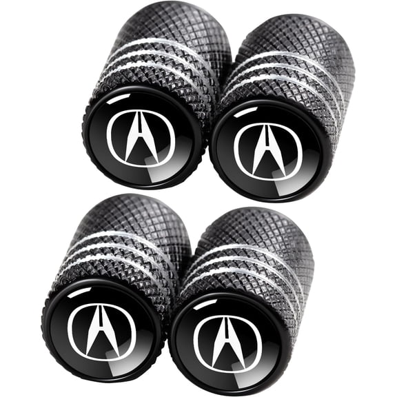 MKEUDQ-Car Tire Valve Stem Caps for Automobiles,Dust Caps Compatible with Acura CDX NSX RDX RLX TLX TLX-L Car TiresAlloy Leak-Proof Valve Cover