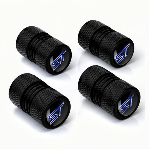 MKEUDQ-Car Wheel Tire Valve Stem Caps Aluminum Alloy Compatible with ST car tire Valve caps Tire Air Caps Cover Accessories