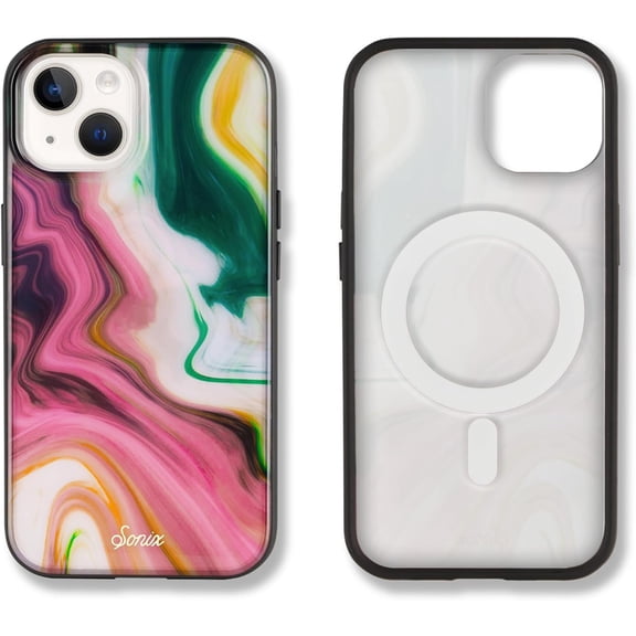 MKEUDQ-Case for iPhone 15, 14, 13 | Compatible with MagSafe | 10ft Drop Tested | Agate
