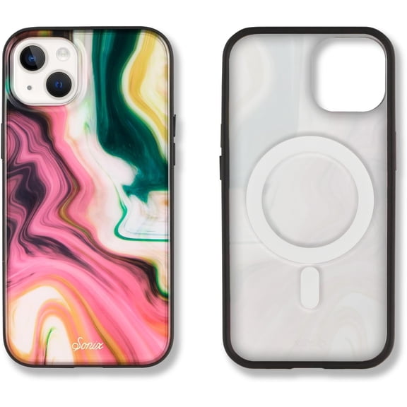 MKEUDQ-Case for iPhone 15 Plus, iPhone 14 Plus | Compatible with MagSafe | 10ft Drop Tested | Agate