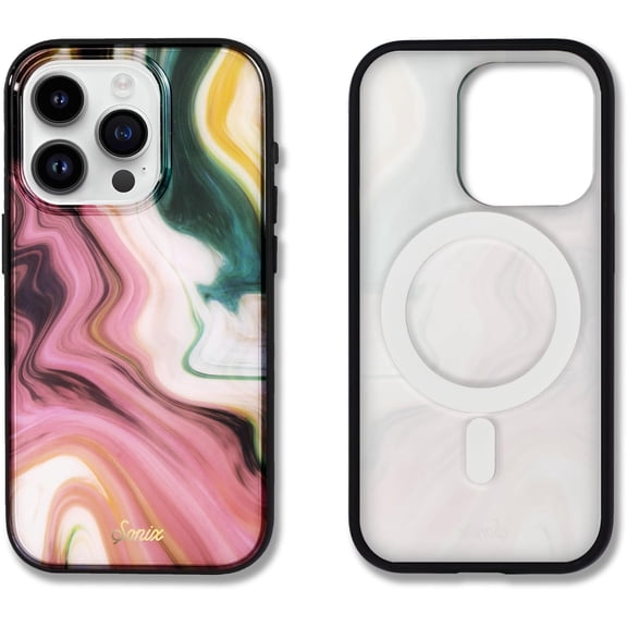 MKEUDQ-Case for iPhone 15 Pro | Compatible with MagSafe | 10ft Drop Tested | Agate