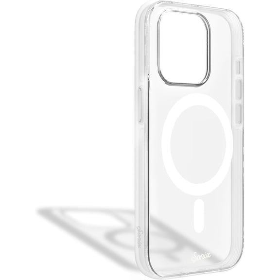 MKEUDQ-Case for iPhone 15 Pro | Compatible with MagSafe | 10ft Drop Tested | Clear
