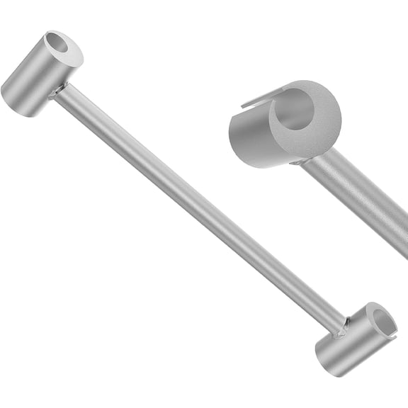 MKEUDQ-Door Hinge Adjustment Tool, 9-25mm Diameter Hinge Adjustment Wrench, A Door Hinge Repair Tool Suitable for Residential, Firefighting, Industrial, Security (Matte Silver White, 14-19mm)