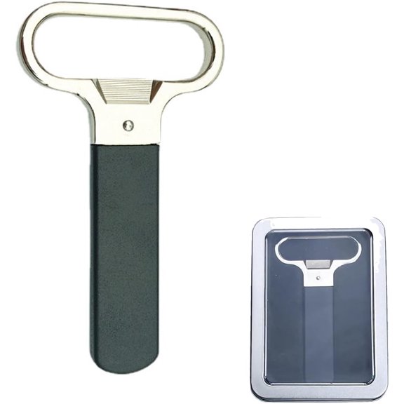 MKEUDQ-Dual-Blade Wine Cork Remover & Beer Bottle Opener - 2-in-1 Zinc Alloy Corkscrew for Wines,Double Steel Blade Opener with No Breakage, Easy Pull Cork Extractor