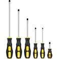 thumbnail image 1 of MKEUDQ-Fixinus 6-Piece Magnetic Slotted Screwdriver Set, Professional Cushion Grip | Flat Head Screwdrivers Hand Tool Set, 1 of 4