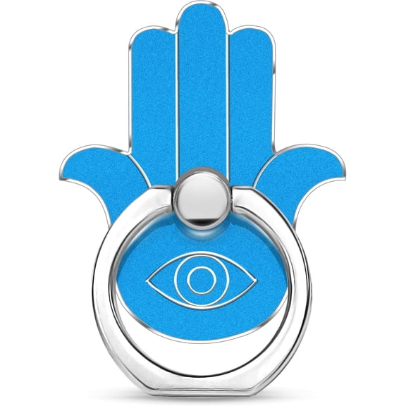 MKEUDQ-Hand Phone Grip Holder, Evil Eye Phone Ring Stand Compatible with Smartphone, Tablet, E-Reader, Etc (PHGR-BL)