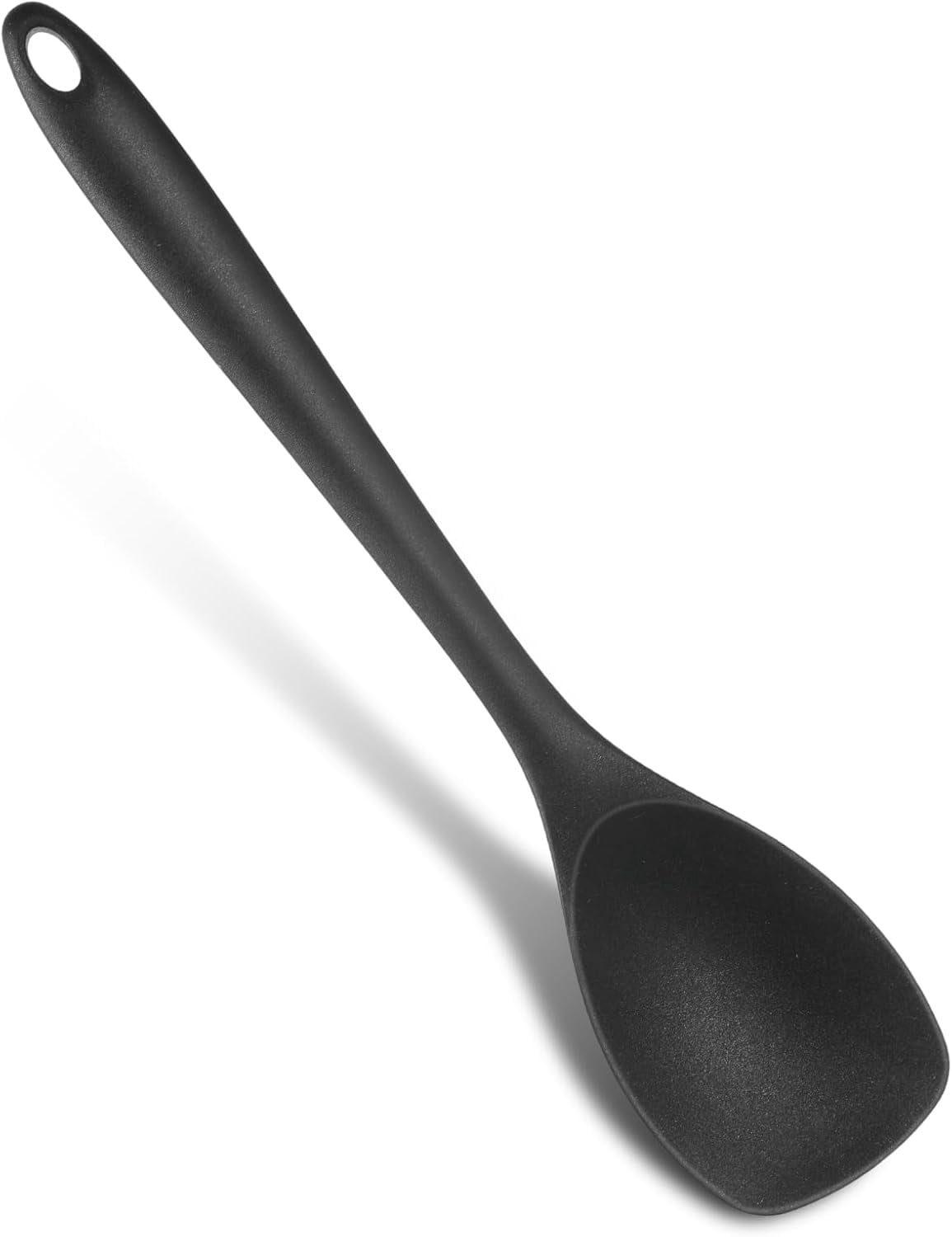 MKEUDQ-Heat Resistant Silicone Spoon Spatula, Non stick Flexible ...
