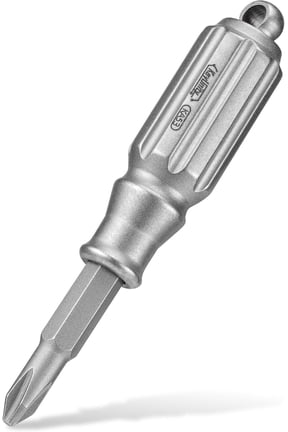 -KA53 Mini Screwdriver Stubby Magnetic Titanium Small Phillips Driver Keychain Friendly EDC Driver for Everyday Repairs