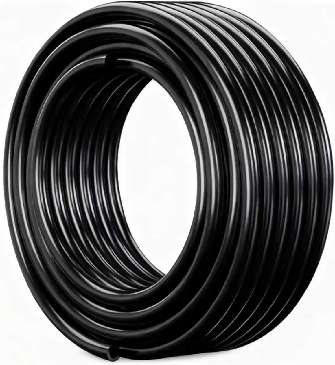 MKEUDQ-PU Air Hose 4mm OD x 2.5mm ID 4 FT 10 Meters Black Polyurethane Hose Line Pneumatic Tubing Pipe for Air Compressor