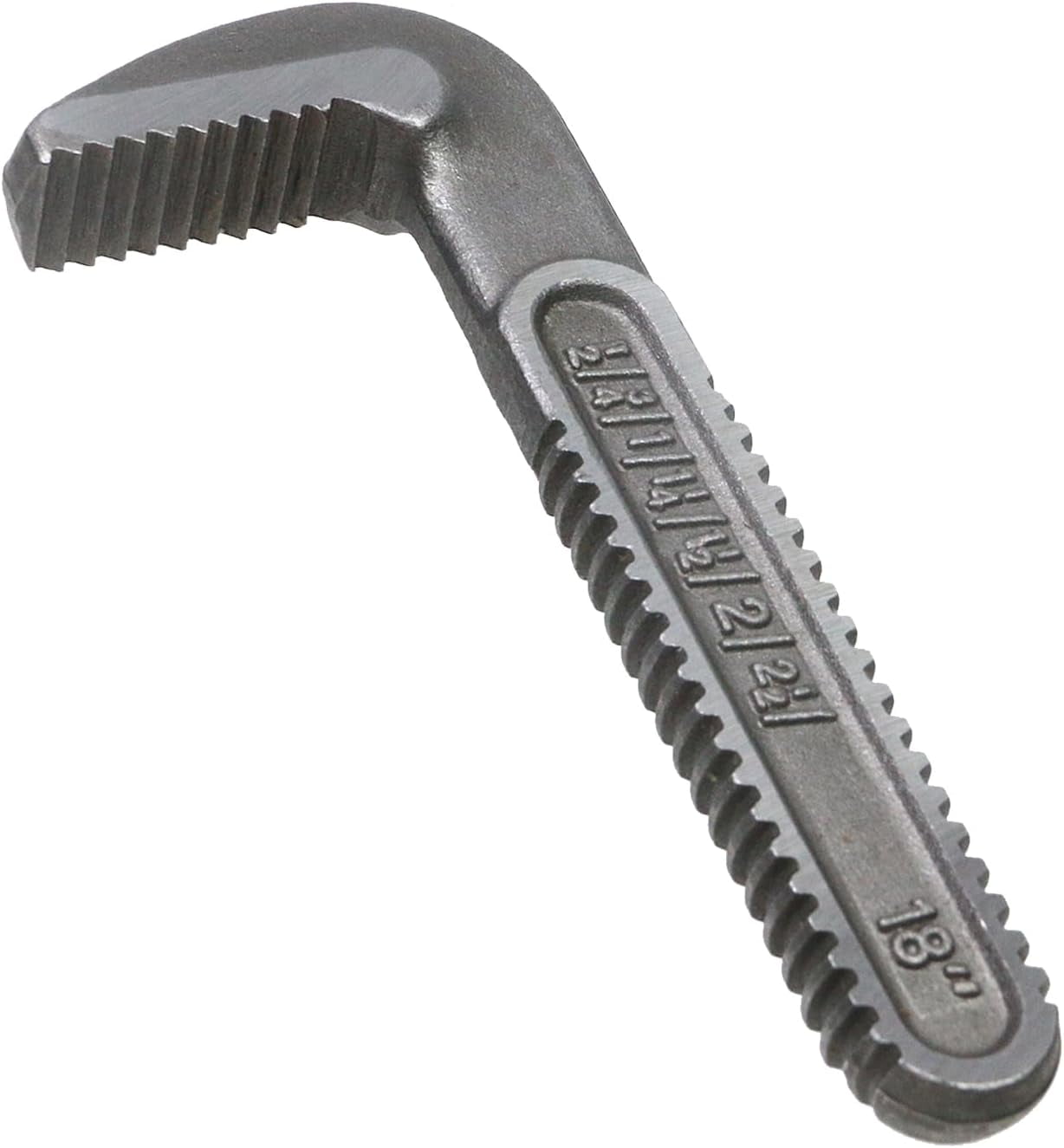 MKEUDQ-Pipe Wrench Hook Jaw 18 Inch Plumbing Wrench Replacement Jaws Carbon Steel for Adjustable Wrench (Silver)