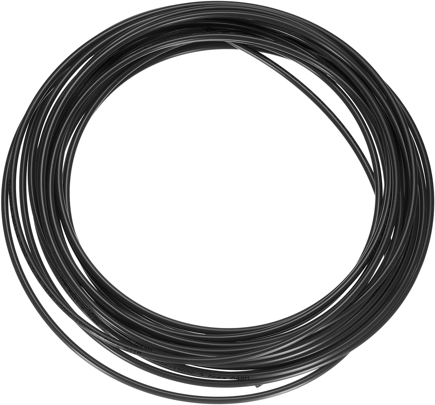MKEUDQ-Pneumatic Air Line Tubing 4mm OD x 2.5mm ID 10 Meters(32.8 FT) Air Compressor Nylon Tubes Polyamide Air Tubing Hose Tube for Air Compressor Water Fluid Transfer, Black