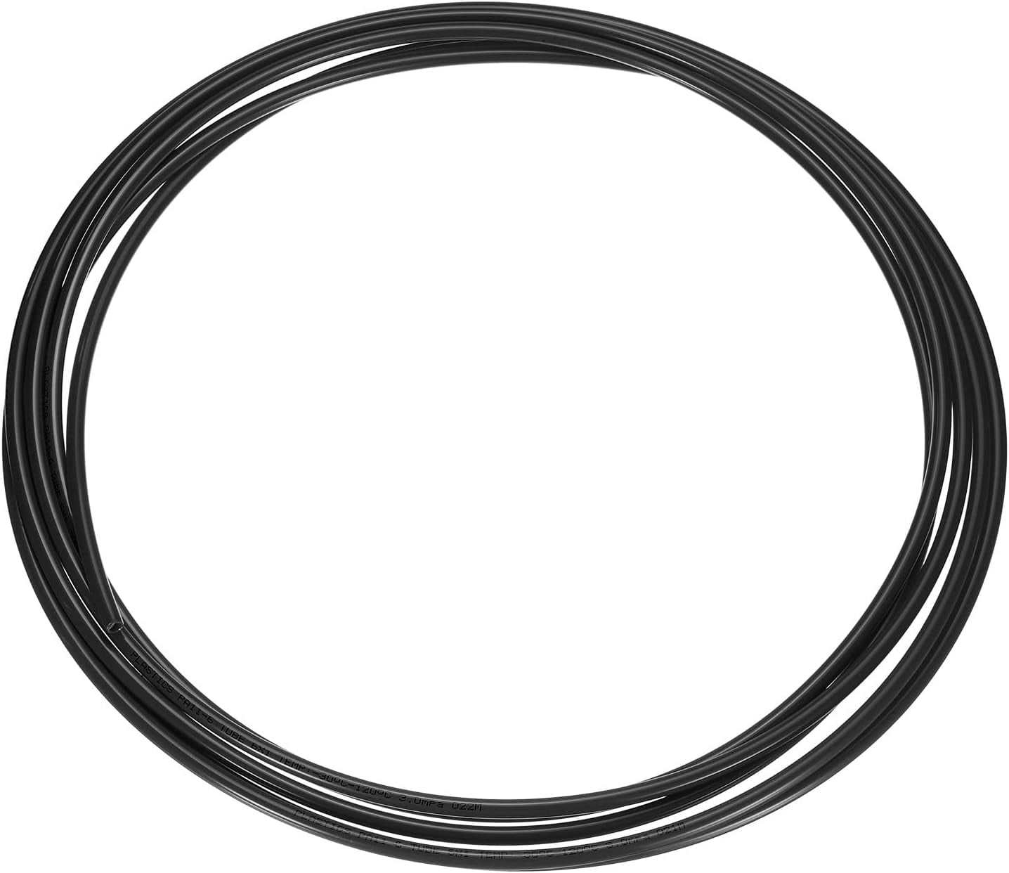 MKEUDQ-Pneumatic Air Line Tubing 4mm OD x 2.5mm ID 5 Meters(16.4 FT) Air Compressor Nylon Tubes Polyamide Air Tubing Hose Tube for Air Compressor Water Fluid Transfer, Black