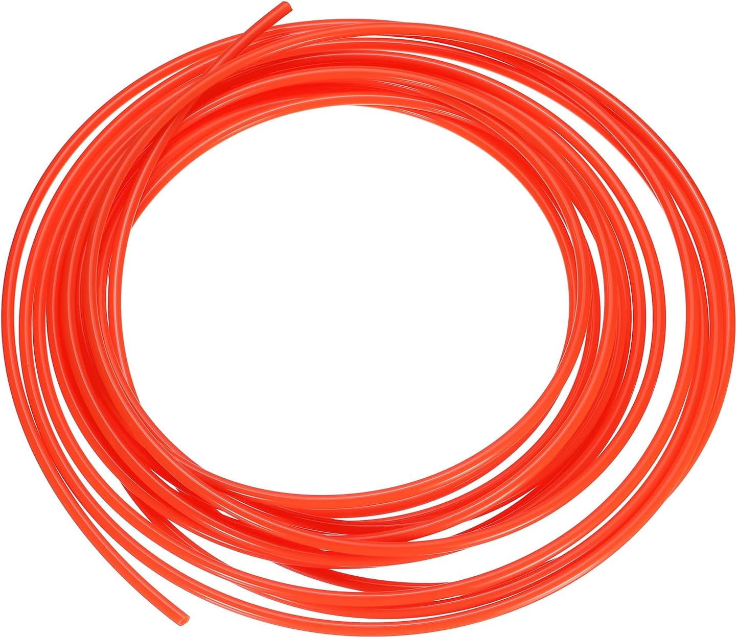MKEUDQ-Pneumatic Air Line Tubing 6mm OD x 4mm ID 10 Meters(32.8 FT) Air Compressor Nylon Tubes Polyamide Air Tubing Hose Tube for Air Compressor Water Fluid Transfer, Red