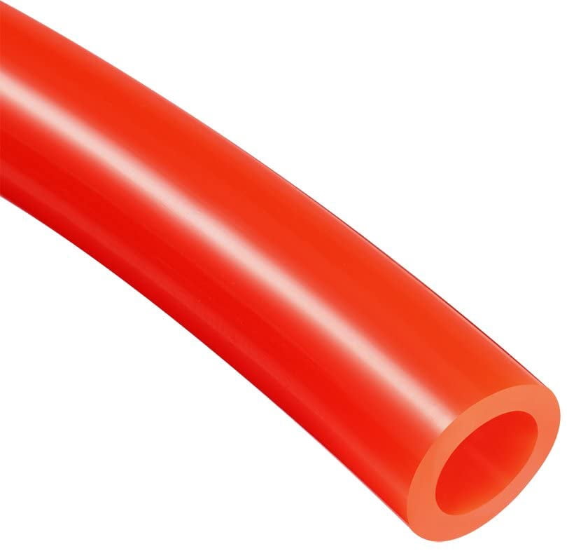 MKEUDQ-Pneumatic Air Tubing, 10mm OD x 6.5mm ID 5 Meters 16ft PU Polyurethane Air Compressor Tube Hose Pipe Orange