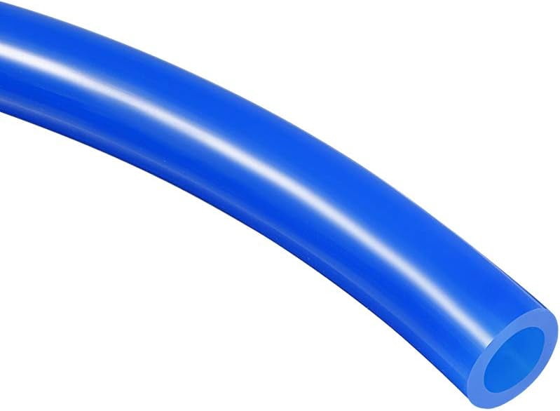 MKEUDQ-Pneumatic Air Tubing, 10mm ODx6.5mm ID 5 Meter 16ft PU Polyurethane Air Compressor Tube Hose Pipe Blue