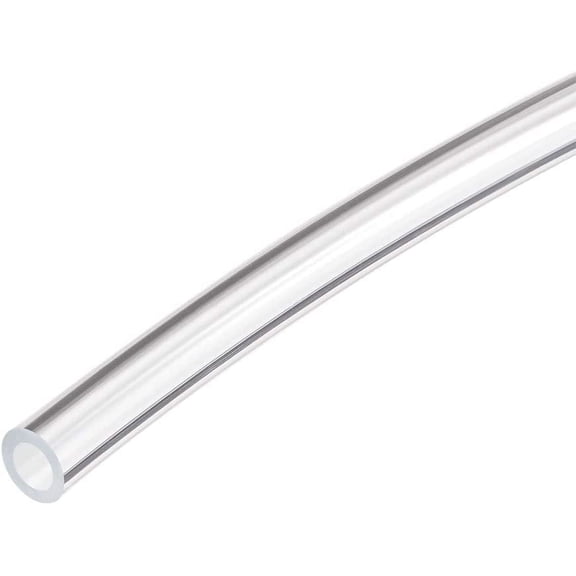 MKEUDQ-Pneumatic Air Tubing, 6mm(0.24") OD x 4mm(0.16") ID 2m(6.56ft) PU Polyurethane Air Compressor Tubing Hose Pipe Transparent