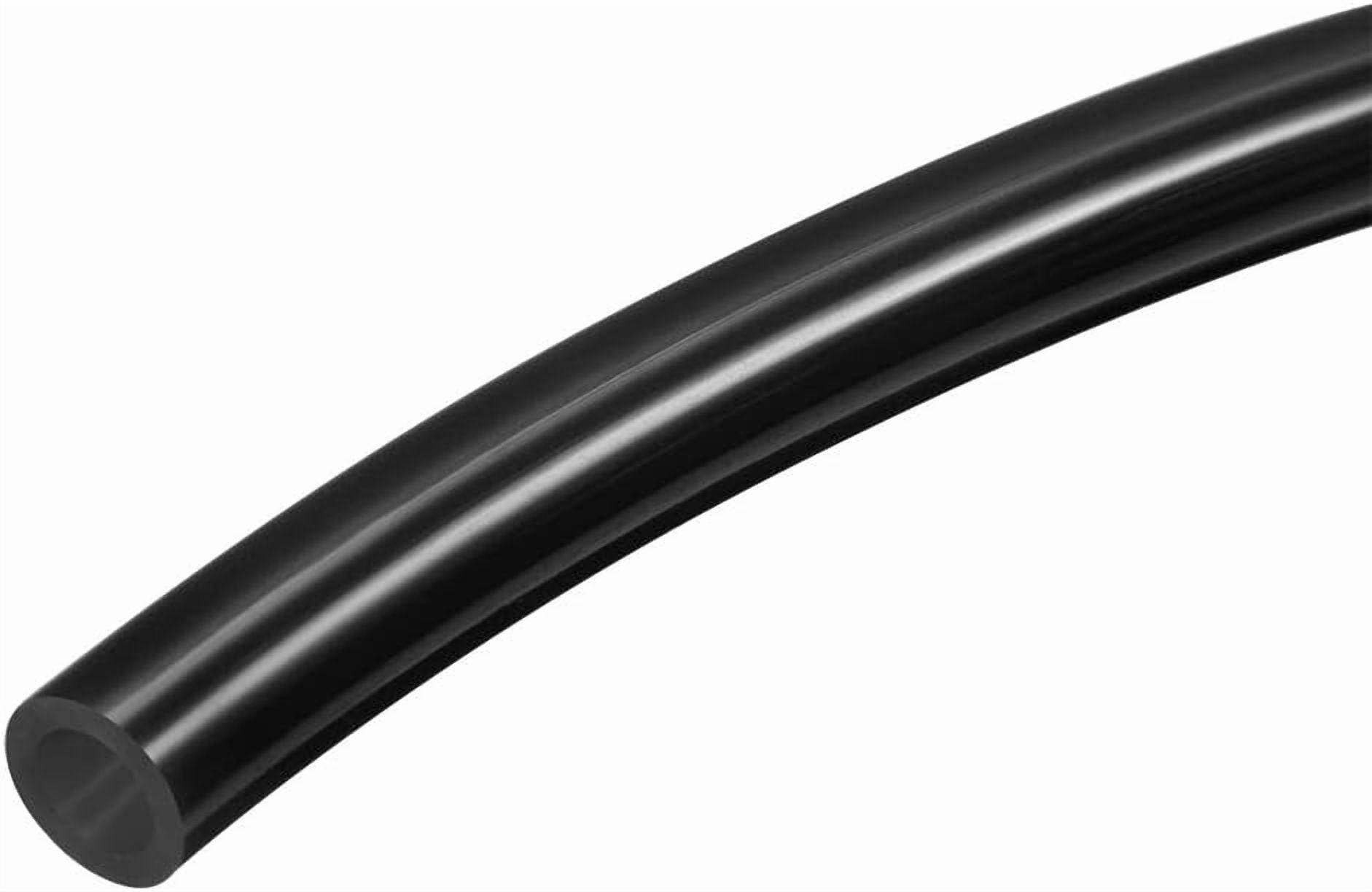 MKEUDQ-Pneumatic Air Tubing, 6mm OD x 4mm ID 4m (157 Inch) PU Polyurethane Air Compressor Tubing Hose Pipe Black