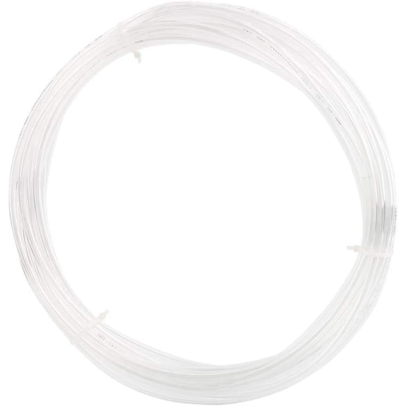 MKEUDQ-Pneumatic Od 1/4" 10 Meters Transparent PU Pneumatic Air Tubing Pipe Hose for Air line or Fluid Transfer